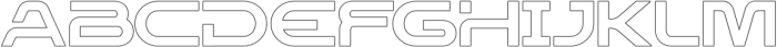 Rostex Outline otf (400) Font UPPERCASE