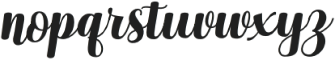 Rosthila Script Italic otf (400) Font LOWERCASE