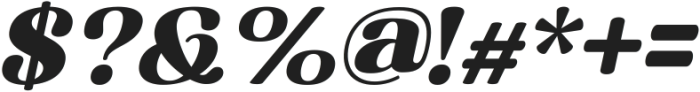 Rosting Gapertas Ita Variable Black Italic ttf (900) Font OTHER CHARS