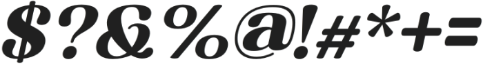 Rosting Gapertas Italic Extra Bold Italic otf (700) Font OTHER CHARS