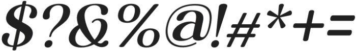 Rosting Gapertas Italic Medium Italic otf (500) Font OTHER CHARS