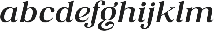 Rosting Gapertas Italic Medium Italic otf (500) Font LOWERCASE