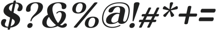 Rosting Gapertas Italic Semi Bold Italic otf (600) Font OTHER CHARS
