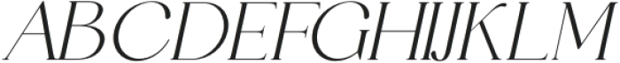 RosvellaSerifFamily Italic otf (400) Font UPPERCASE