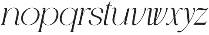 RosvellaSerifFamily Italic otf (400) Font LOWERCASE