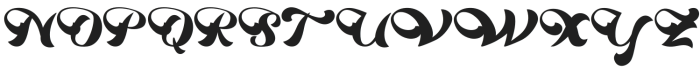 Roswale Regular otf (400) Font UPPERCASE