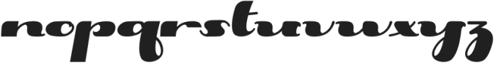 Roswale Regular otf (400) Font LOWERCASE