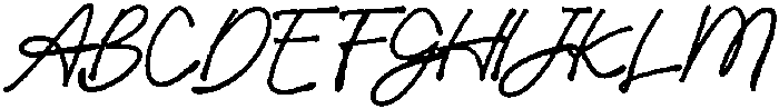 Rosy Meadow Bold otf (700) Font UPPERCASE