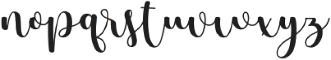 Rothyna Script Regular otf (400) Font LOWERCASE