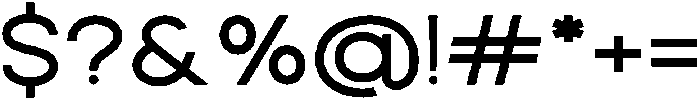 Rotorika Expanded otf (400) Font OTHER CHARS