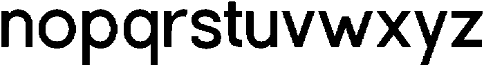 Rotorika Regular otf (400) Font LOWERCASE