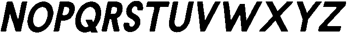 Rotorika Rotorika ExtBd SemiCond Slant otf (400) Font UPPERCASE