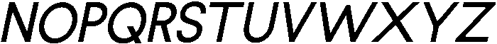 Rotorika Slanted otf (400) Font UPPERCASE