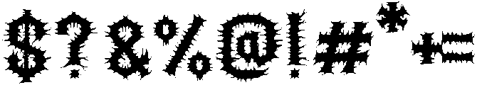 Rotspire otf (400) Font OTHER CHARS