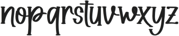 Rotten Jingway otf (400) Font LOWERCASE