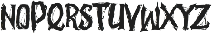 Rotten Spirits Regular otf (400) Font UPPERCASE