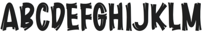 Rotten Wood Regular otf (400) Font UPPERCASE