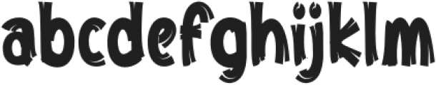 Rotten Wood Regular otf (400) Font LOWERCASE