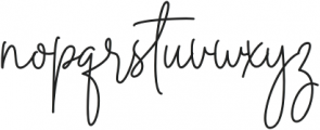 Rotterdam Signature otf (400) Font LOWERCASE