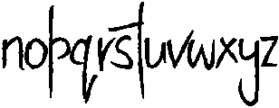 Rotterdam otf (400) Font LOWERCASE