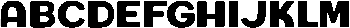 Rotundo Regular otf (400) Font UPPERCASE