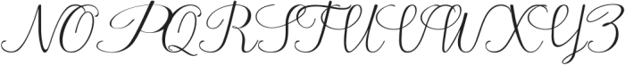 Roudy Regular otf (400) Font UPPERCASE