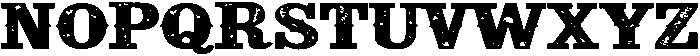 Rough Distressed Regular otf (400) Font UPPERCASE