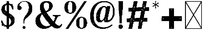 Rough Elegant Serif Regular otf (400) Font OTHER CHARS
