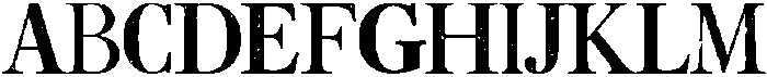 Rough Elegant Serif Regular otf (400) Font UPPERCASE