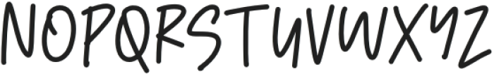 Rough Notes Regular otf (400) Font UPPERCASE