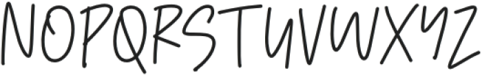 Rough Notes Thin otf (100) Font UPPERCASE