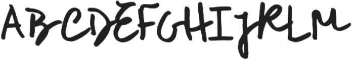 Rough Notes otf (400) Font UPPERCASE