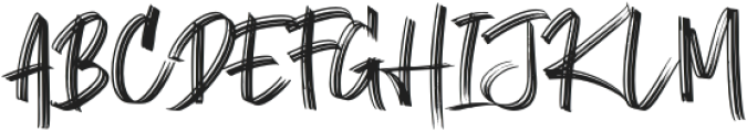 Rough Punch otf (400) Font UPPERCASE