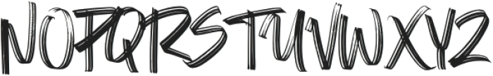 Rough Punch otf (400) Font UPPERCASE