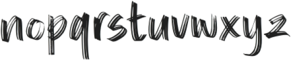Rough Punch otf (400) Font LOWERCASE