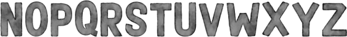 Rough Raw Watercolor Regular otf (400) Font LOWERCASE