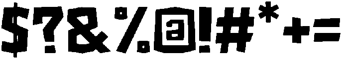 Rough Regular otf (400) Font OTHER CHARS