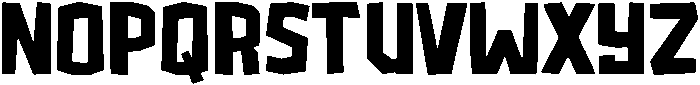 Rough Regular otf (400) Font LOWERCASE