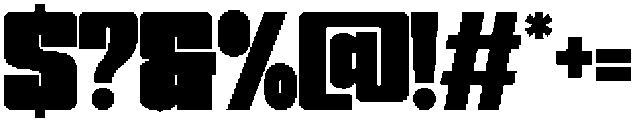 Rough-Regular otf (400) Font OTHER CHARS
