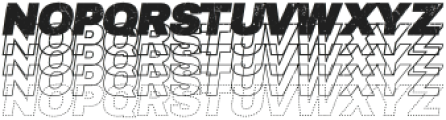 Rough Regular otf (400) Font LOWERCASE