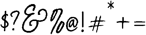 Rough Scribble otf (400) Font OTHER CHARS