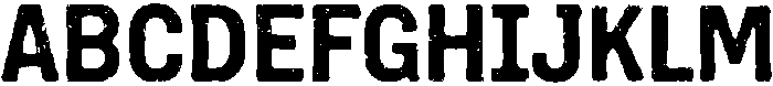 Rough Stampy Regular otf (400) Font UPPERCASE