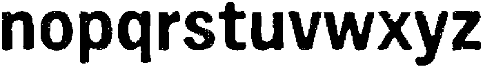 Rough Stampy Regular otf (400) Font LOWERCASE