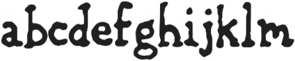 Rough and Ready otf (400) Font LOWERCASE