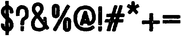 Rough otf (400) Font OTHER CHARS
