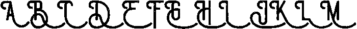 Rough otf (400) Font UPPERCASE