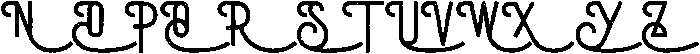 Rough otf (400) Font UPPERCASE