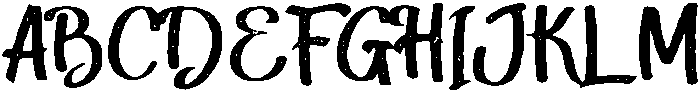 Rough otf (400) Font UPPERCASE