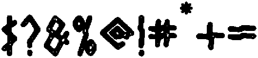 Rough otf (400) Font OTHER CHARS