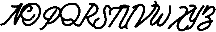 Rough otf (400) Font UPPERCASE